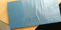 Обложки для переплета Brauberg, комплект 100 штук, тиснение под кожу, А4, картон 230 г/м2, синие #5, prosto vpolosсu