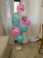 Воздушные шары для девочки, дочки "С днем рождения! Super девочка!" 30 см набор 10 штук 5 дизайнов #14, Артём К.
