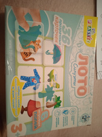 Детское пластиковое лото "Силуэты", настольная развивающая игра-головоломка для детей, 36 прозрачных карточек + 6 полей #3, Анна К.