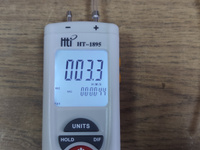 Цифровой манометр Мод: HTI HT-18-95 - Digital Manometer, манометр газовый, манометры для измерения давления газа и жидких сред. в подарочной упаковке #3, Павел Т.