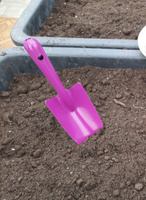 Совок посадочный цельнометаллический (фиолетовый), совок садовый, совок для посадки растений, лопатка, садовый инструмент. #25, Алёна Г.