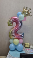 Набор надувных шаров с цифрами и короной "Розовая принцесса" #8, Яна М.