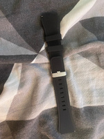 Силиконовый ремешок Twill Texture для часов Samsung Galaxy Watch 46 мм - черный #8, Дарья Ф.