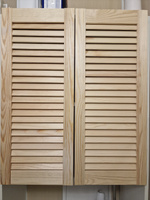 Дверь жалюзийная деревянная Timber&Style 715х294 мм, в комплекте 1 шт, сорт Экстра #99, Валова Н.
