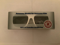 Детские солнцезащитные очки Babiators Navigator Шаловливый белый (3-5 лет) с мягким чехлом #62, Анна А.