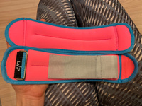 Набор утяжелителей для рук и ног неопреновые LVP, 2 шт х 0,5 кг, цвет: розовый #93, Елизавета П.