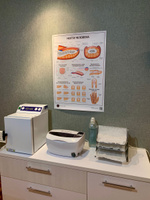 Плакат Ногти человека в кабинет педикюра и подолога в формате А1 (84 х 60 см) #2, Камилла Е.
