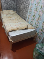 Кровать деревянная 90х200 RM Маркет с изголовьем с ламельным оротопедическим основанием #7, Тимур Г.