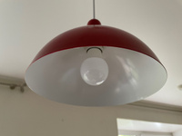 Декоративный подвесной светильник из металла, Е27, IP20, красный #6, Олеся С.