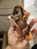 Фигурка Mojo Жеребец Брамби на дыбах коричневый 10,5 см / лошадь конь стоит, Моджо Animal Planet #6, Валерия В.