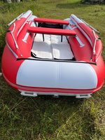 Надувная лодка ПВХ GLADIATOR E450X красно-белого цвета #1, Александр П.