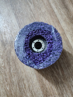 Круг коралловый 125мм фиолетовый набор 5 шт., диск шлифовальный фибровый для УШМ , для удаления старой краски , ржавчины. #53, Татьяна М.