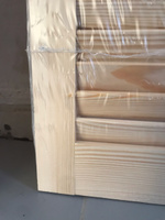 Дверь жалюзийная деревянная Timber&Style 985х494 мм, комплект из 2-х шт. сорт Экстра #119, Frank Aleks