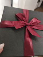 Подарочная коробка с бантом новогодняя, бокс для подарка 170х170х70мм #8, Аксинья О.