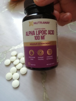 Альфа липоевая кислота 60 таблеток антиоксиданты alpha lipoic acid NUTRAWAY #64, Олина К.