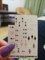 Anna Tkacheva, 3D Crystal водные наклейки для ногтей Геометрические фигуры, 3DCG-123 #167, Александра Д.