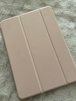 Чехол книжка для iPad Air 4, 5 10.9 (2020, 2022) - A2324 A2072 A2325 A2316 A2589 A2591, микрофибра, подставка для планшета, ONLY CASE (SIMPLE), розовый #67, Мария Г.