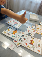Малое детское лото "Маленькая принцесса" с картинками, настольная развивающая игра для детей, 48 фишек + 6 тематических карточек #2, Марина С.