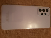 Силиконовый чехол для Samsung A52 c защитой камеры прозрачный / Тонкий защитный чехол накладка на Самсунг А52 / Чехол бампер с протекцией от прилипания #97, Лина Ф.