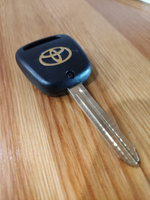 Корпус ключа зажигания для Toyota Тойота лезвие TOY43 - 1 штука (одна боковая кнопка, лезвие TOY43) / Брелок зажигания #12, Стас П.