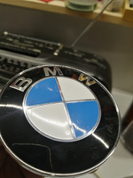Эмблема BMW 82 мм на капот-багажник синяя #6, Александр В.