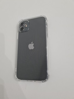 Противоударный чехол на Айфон 11 с усиленными углами; Защитный прозрачный силиконовый чехол с защитой блока камер для Apple iPhone 11 #87, Евгения Н.
