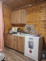 Кухонный модуль навесной двухдверный шкаф настенный корпус белый фасад ДУБ ВОТАН на 600 мм #11, Екатерина А.