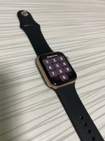 Силиконовый ремешок для умных часов Apple Watch series 1-8 и Эпл Вотч SE Ultra 42-44-45-49 mm / Спортивный ремешок браслет для смарт часов Эппл Вотч (Watch Sport Band), Черный #70, Анастасия Г.