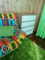 Витебские ковры Ковер SHAGGY LUX зеленый с высоким длинным ворсом "изумрудная трава" / пушистый однотонный ковер на пол в комнату, 2 x 4 м #35, Наталья Л.