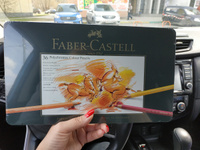 Карандаши цветные художественные профессиональные Faber Castell Polychromos 36 цв. #102, Анастасия