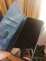 Чехол книжка elitcase для Xiaomi Redmi 10C и Poco C40 / Редми 10С и Поко С40 (Синяя) #40, Ирина