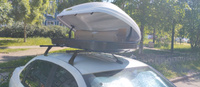 Бокс-багажник на крышу Аэродинамический "Turino Compact" (Турино, одностороннее открывание) #2, Дмитрий 