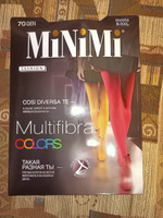 Колготки Minimi MULTIFIBRA  COLORS 70 3D, 70 ден, 1 шт #141, Наталья М.