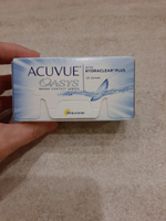 Контактные линзы для глаз двухнедельные Acuvue Oasys with HYDRACLEAR PLUS / Акувью Оазис / 24 шт / 8.4 / -2.50 #39, Ольга Г.