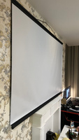 Экран для проектора Лама Блэк 225x141 см, формат 16:10, настенно-потолочный, ручной, цвет белый, 105 дюймов #34, Федор П.