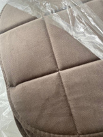 Комплект подушек на стул, кофейный, 38x39 см, 4 шт #27, Pera M.