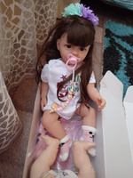 Кукла для девочки Reborn QA BABY "Лолита" детская игрушка с аксессуарами и одеждой, большая, реалистичная, коллекционная #46, Любовь В.