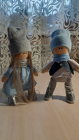 Интерьерные куклы тильды "Ник и Нати", набор для шитья, 18 х 22.5 х 4.5 см #1, Наталья М.
