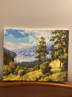 Картины по номерам на холсте с подрамником 40х50 см / природа / Лесной пейзаж #9, Елена Ч.