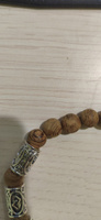 Рунический браслет "Баланс и гармония" защитный из дерева Венге/Браслет-оберег из дерева Венге с рунической формулой спокойствия и гармонии/Бижутерия #119, Ирина Д.