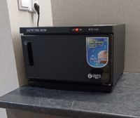 Нагреватель для полотенец (ошиборница) OKIRO RTD 16 A -чёрный / УФ стерилизатор/подогреватель для полотенец для барбершопа #2, Алексей Р.