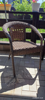 Кресло для сада, DEKO FM - 1001 коричневый, из искусственного ротанга #1, Екатерина И.