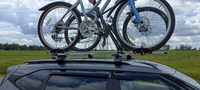 Велокрепление Inter (2 штуки) алюминиевое для перевозки двух велосипедов на крыше автомобиля. #32, Андрей Ч.
