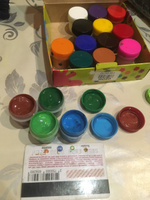 Гуашь Cullinan Зверята, 16 цветов по 10 мл, гуашевые художественные краски для детского творчества, натуральные материалы #5, Елена С.