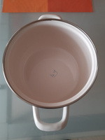 Кастрюля эмалированная 2 литра Moomin, с крышкой, для индукционной плиты #58, любовь б.