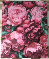 Картина по номерам Школа талантов, цветы "Пионы" на холсте 40х50 см с подрамником, подарок #4, Екатерина З.