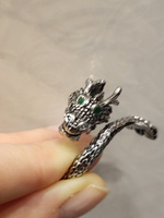 Кольцо Дракон / скандинавское кольцо / кольцо подарок / кольцо викинга / кольцо огнедышащий дракон #4, Iren