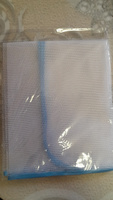 Сетка, коврик для глажки, антипригарное покрытие, 95 см х 45 см, синяя окантовка #4, Каринэ А.