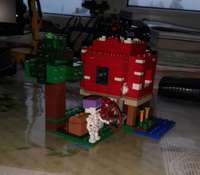 Конструктор LX My World Грибной дом, 272 детали подарок для мальчика, для девочки, набор майнкрафт, лего совместим, совместим с Lego Minecraft #46, Галина Ш.