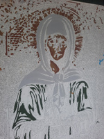 Картина по номерам Hobruk "Матрона Московская" на холсте на подрамнике 40х50, раскраска по номерам, набор для творчества, Религия #11, Мария Д.
